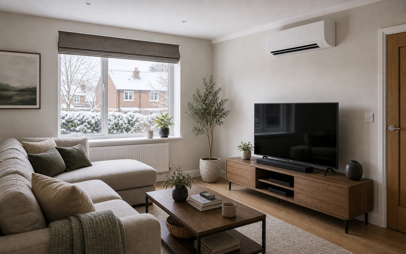 Drag the air-con unit and see the comfort impact.